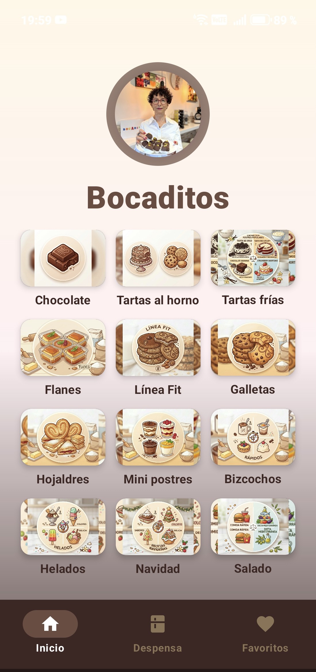 Biblioteca de Postres